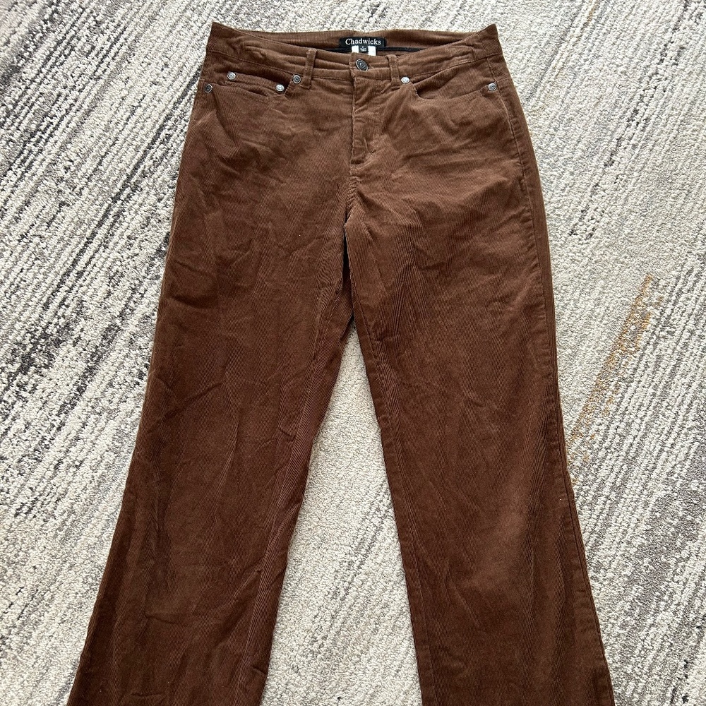 Chadwicks Brown Corduroy Pants -Size 4
